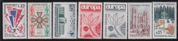 France  .  Y&T   .   7 Timbres   .     **      .     Neuf Avec Gomme Et SANS Charnière - Unused Stamps