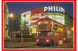 AUTOBUS . TRANSPORT . PUBLICITE . LONDON . PICCADILLY  CIRCUS - Bus & Autocars