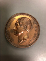 BELGIE -BELGIQUE Medaille Leopold Premier - XXV Anniversaire De L'inauguration Du Roi - Royal / Of Nobility