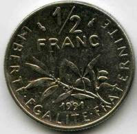 France 1/2 Franc 1991 GAD 429 KM 931.1 - 1/2 Franc