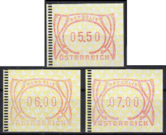 1995 Österreich Austria Automatenmarken ATM 3.2 / Satz 5.50/6.00/7.00 Postfrisch / Frama Vending Machine - Timbres De Distributeurs [ATM]