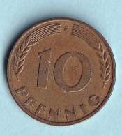 Germany  - 1969 - 10 Pfennig. F. - KM108 - 10 Pfennig