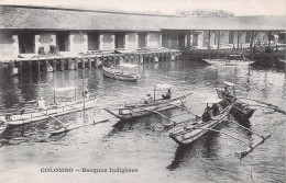 SRI LANKA - Colombo - Barques Indigènes - Carte Postale Ancienne - Sri Lanka (Ceilán)