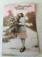 CARTE  HEUREUX NOEL     Des Années 1900 - Autres & Non Classés