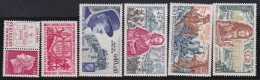 France  .  Y&T   .   6  Timbres   .     **      .     Neuf Avec Gomme Et SANS Charnière - Unused Stamps