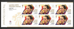 Gb 2012 Olympics GOLD MEDAL WINNER Minature Sheet Of 6 Stamps -  LAURA TROTT - Unused Stamps