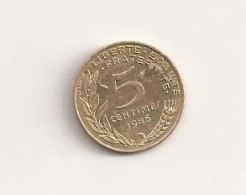 France 5 Centimes 1986 Cent Cents Centimes V1 - Andere & Zonder Classificatie