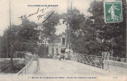 FRANCE - 94 - Villiers Sur Marne - Route De La Queue-en-Brie - Pont Du Chemin De Fer - Carte Postale Ancienne - Villiers Sur Marne