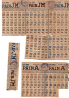 LOT TICKETS DE PAINS DE 1949 - 1939-45