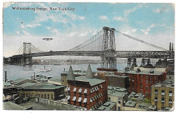 CPA Williamsburg Bridge, New York City (damage In Corners) - Puentes Y Túneles