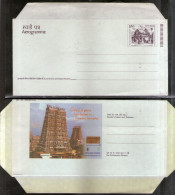 India 2004 850p Mahabalipuram Tourism Advt. On Postal Stationery Aerogramme MINT # 6504 - Aérogrammes