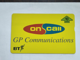 United Kingdom-(BTP340)-GP-COMMUNICATIONS ON CALL-(344)-(10units)(510C)(tirage-3.750)(Price Cataloge-4.00£-mint) - BT Private