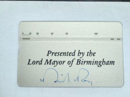 United Kingdom-(BTP341)LORD MAYOR'S(345)(10units)(510D)(tirage-1.000)(Signature On The Back Of A Card-40.00£-mint) - BT Private Issues