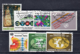 PAG13 - NAZIONI UNITE ONU Vienna 1981 , Insieme Di Sei Serie Usate - Used Stamps