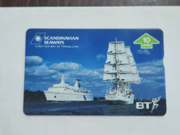 United Kingdom-(BTP345)-SCANDINAVIAN SEAWAYS-(353)-(10units)(510C)(tirage-2.000)(price Catalogue-10.00£-mint) - BT Edición Privada