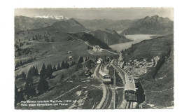 Postcard Switzerland Rigi-bahn Rigi-kulm Unused Rp - Funiculaires