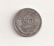 France 50 Centimes 1945 Cent Cents Centimes V1 - Other & Unclassified