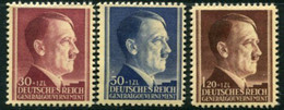 GENERAL GOVERNMENT 1942 Birthday Of Hitler MNH / **   Michel 89-91 - Algemene Overheid