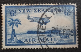 Nouvelle-Zélande > Poste Aérienne Oblitérés  N° 8 - Airmail