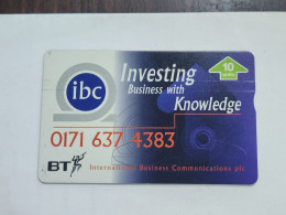 United Kingdom-(BTP351)-INTERNATIONAL BUSINESS-(363)-(10units)(510D35214)(tirage-3.050)(price Catalogue-5.00£-mint) - BT Private Issues
