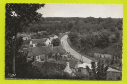 41 MOLINEUF Vers Herbault Route De Blois En 1955 Travaux Homme Avec Brouette Tas De Sable Chien ? - Herbault