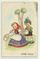 BUONA PASQUA 1953 ILLUSTRATA GALBIATI - VIAGGIATA FP - Ostern