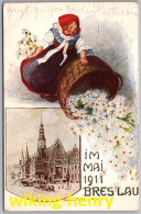 Breslau Wroclaw - Im Mai 1911 In Breslau - Stempel Breslauer Blumentag Gelaufen Am Ausgabetag 20. Mai 1911 - Rathaus - Schlesien