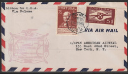 1941, First Flight Cover, Lisbon-New York - Other & Unclassified