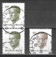 OCB Nr 2126 2160 King Roi Koning Boudewijn Baudouin Velghe Centrale Stempel Geluwe - 1981-1990 Velghe