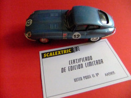 VOITURE SCALEXTRIC JAGUAR E ALTAYA REPRODUCTION DE LA VOITURE EXIN 1968 - Circuitos Automóviles