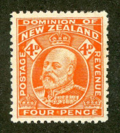 141 New Zealand 1906 Scott #134 M* (Lower Bids 20% Off) - Ongebruikt