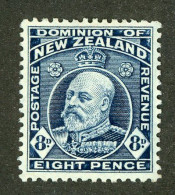 142 New Zealand 1909 Scott #138 Mlh* (Lower Bids 20% Off) - Neufs