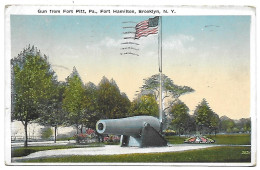 CPA Gun From Fort Pitt, Fort Hamilton, Brooklyn, N. Y. - Brooklyn