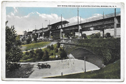 CPA Bay Ridge Bridge And Elevated Station, Brooklyn, N. Y. - Brooklyn