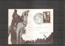 Algérie - Cancer ( Lettre Illustrée En Premier Jour De 1956 De Alger Vers L'intérieur à Voir) - FDC