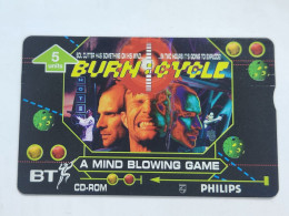 United Kingdom-(BTP364)-BURN CYCLE-(380)(5units)(505K09800)(tirage-2.050)(price From Cataloge-6.00£-mint) - BT Edición Privada