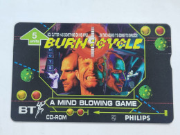 United Kingdom-(BTP364)-BURN CYCLE-(380)(5units)(505K09800)(tirage-2.050)(price From Cataloge-6.00£-mint) - BT Private