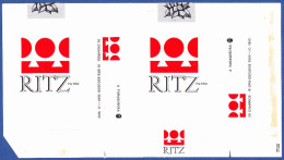 Portugal 1960/ 70, Pack Of Cigarettes - RITZ Filtro -|- A Tabaqueira, Lisboa - Empty Tobacco Boxes