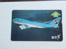 United Kingdom-(BTP375)-KOREAN AIR-(2)-(386)(20units)(520K73634)(tirage-4.005)(price From Cataloge-20.00£-mint) - BT Private