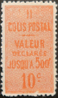 LP3219/6 - 1892 - COLIS POSTAUX - N°6a Rose Foncé NEUF* - Neufs
