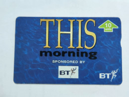 United Kingdom-(BTP381)-THIS MORNING-(395)(10units)(510L13539)(tirage-2.050)(price From Cataloge-10.00£-mint) - BT Edición Privada