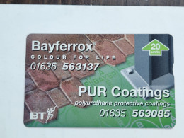 United Kingdom-(BTP383)-BAY FERROX PUR Coatings-(396)(20units)(620A05624)(tirage-2.050)(price From Cataloge-5.00£-mint) - BT Privé-uitgaven