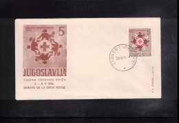 Jugoslawien / Yugoslavia 1965 Red Cross Tax Stamp FDC Scarce - FDC
