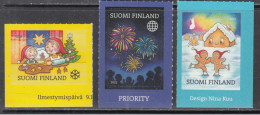 2022 Finland Christmas Noel Navidad  New Year Skating Baking Complete Set Of 3 MNH @ BELOW FACE VALUE - Unused Stamps