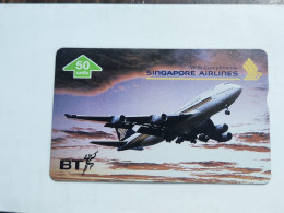 United Kingdom-(BTP393)-SINGAPORE AIRLINES-(406)(50units)(550L19249)(tirage-1.000)(price From Cataloge-125.00£-mint) - BT Private