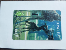 United Kingdom-(BTP405)-LONGLEAT-GIRAFA(413)(5units)(605D56046)(tirage-3.050)(price From Cataloge-7.00£-mint) - BT Private