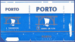 Portugal 1960/ 70, Pack Of Cigarettes - PORTO Filtro -|- A Tabaqueira, Lisboa - Boites à Tabac Vides