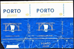 Portugal 1960/ 70, Pack Of Cigarettes - PORTO Gigante -|- A Tabaqueira, Lisboa - Schnupftabakdosen (leer)