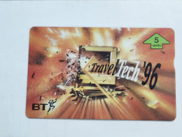 United Kingdom-(BTP411)-TRAVEL TECH-1996-(421)(5units)(605E01604)(tirage-3.050)(price From Cataloge-4.00£-mint) - BT Privé-uitgaven