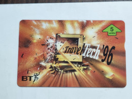 United Kingdom-(BTP411)-TRAVEL TECH-1996-(422)(5units)(605E015455)(tirage-3.050)(price From Cataloge-4.00£-mint) - BT Private Issues